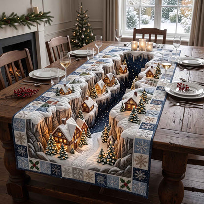 Christmas Lane Quilted Table Runner GFTOTP20833