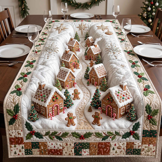 Christmas Lane Quilted Table Runner GFTOTP20834