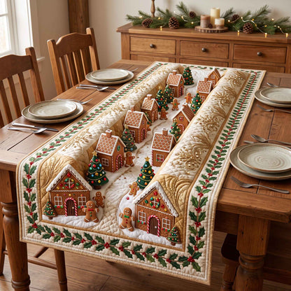 Christmas Lane Quilted Table Runner GFTOTP20835
