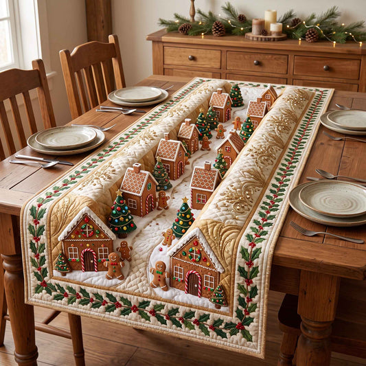 Christmas Lane Quilted Table Runner GFTOTP20835