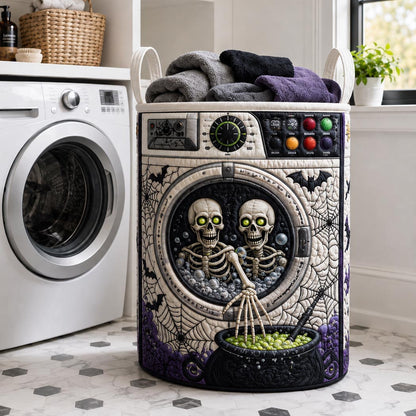 Skeleton Nightmare Quilted Laundry Basket GFTOTP20912