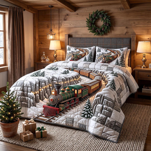 Holiday Express 3-Piece Quilted Bedding Set GFTOTP20958