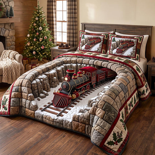 Holiday Express 3-Piece Quilted Bedding Set GFTOTP20962
