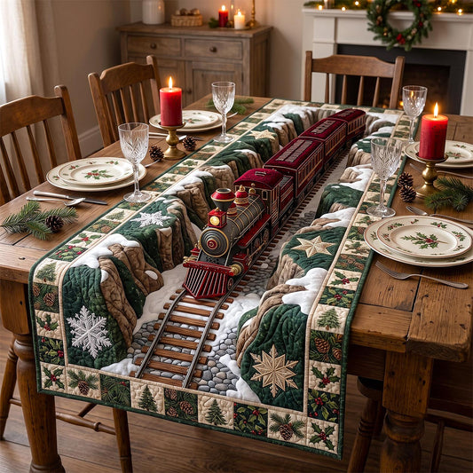 Holiday Express Quilted Table Runner GFTOTP20964