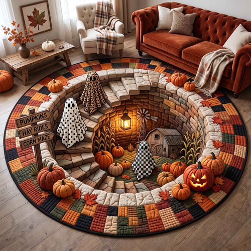 Autumn Boos Quilted Round Mat GFTOTP20977