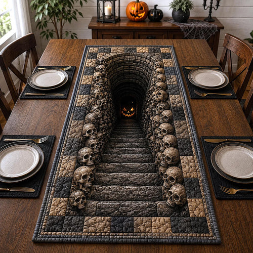 Skeleton Horror Quilted Table Runner GFTOTP21046