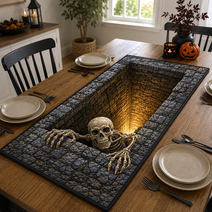 Skeleton Horror Quilted Table Runner GFTOTP21047