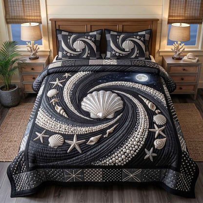 Pearl Coastal Whisper 3-Piece Quilted Bedding Set GFTOTP21063