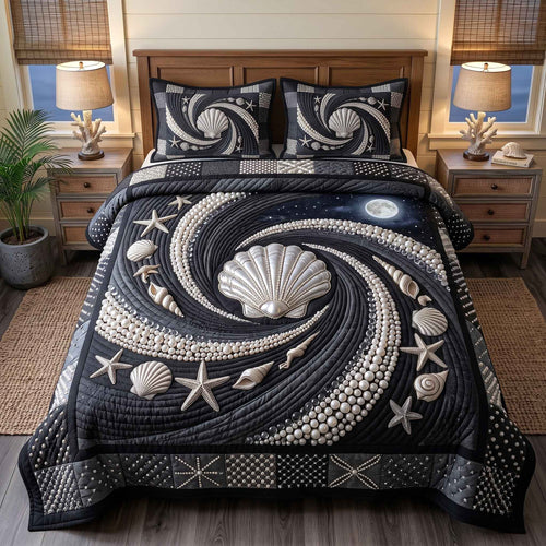Pearl Coastal Whisper 3-Piece Quilted Bedding Set GFTOTP21063