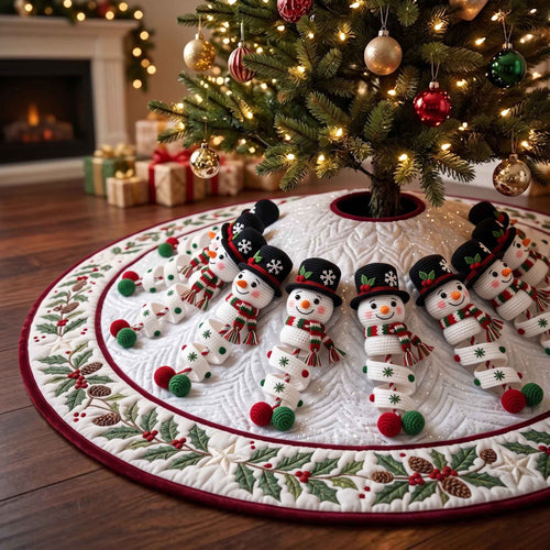 Festive Crochet Quilted Tree Skirt GFTOTP21091