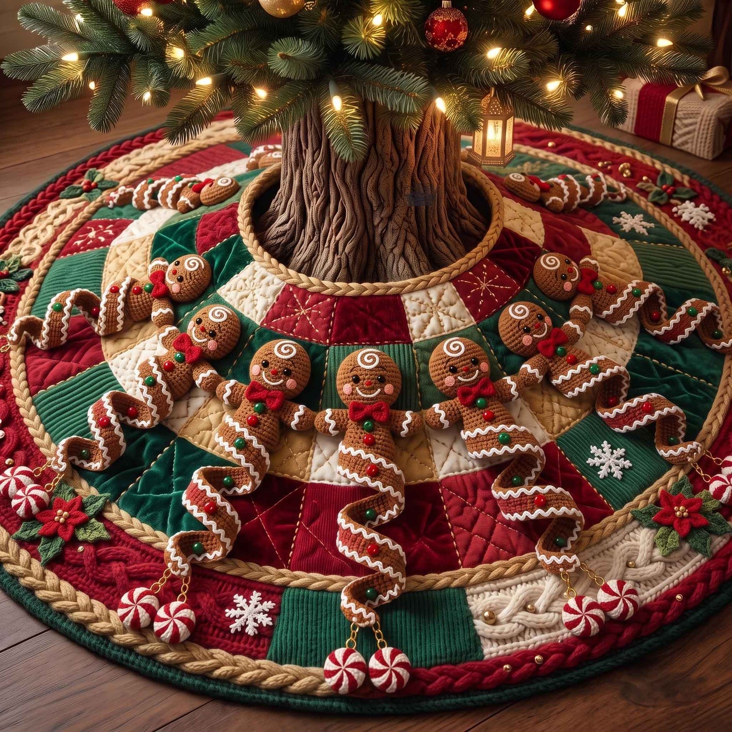 Merry Crochet Quilted Tree Skirt GFTOTP21096