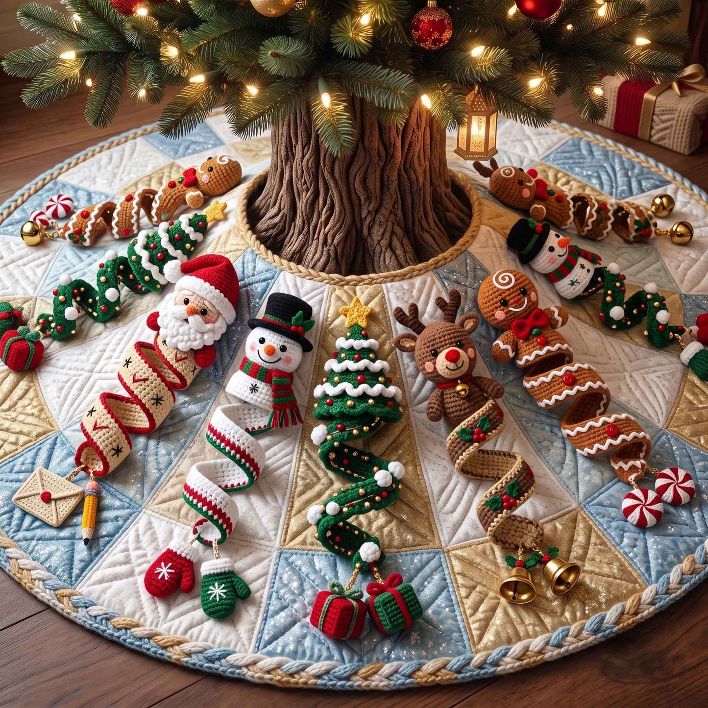 Merry Crochet Quilted Tree Skirt GFTOTP21098