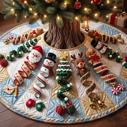 Merry Crochet Quilted Tree Skirt GFTOTP21098