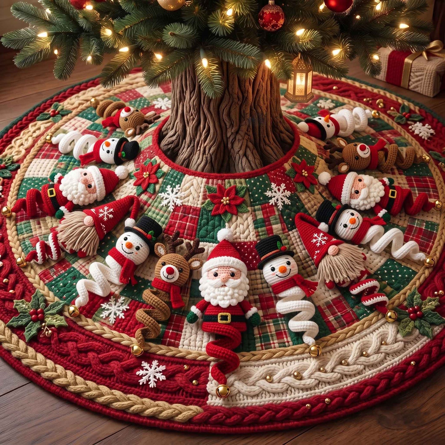 Merry Crochet Quilted Tree Skirt GFTOTP21099
