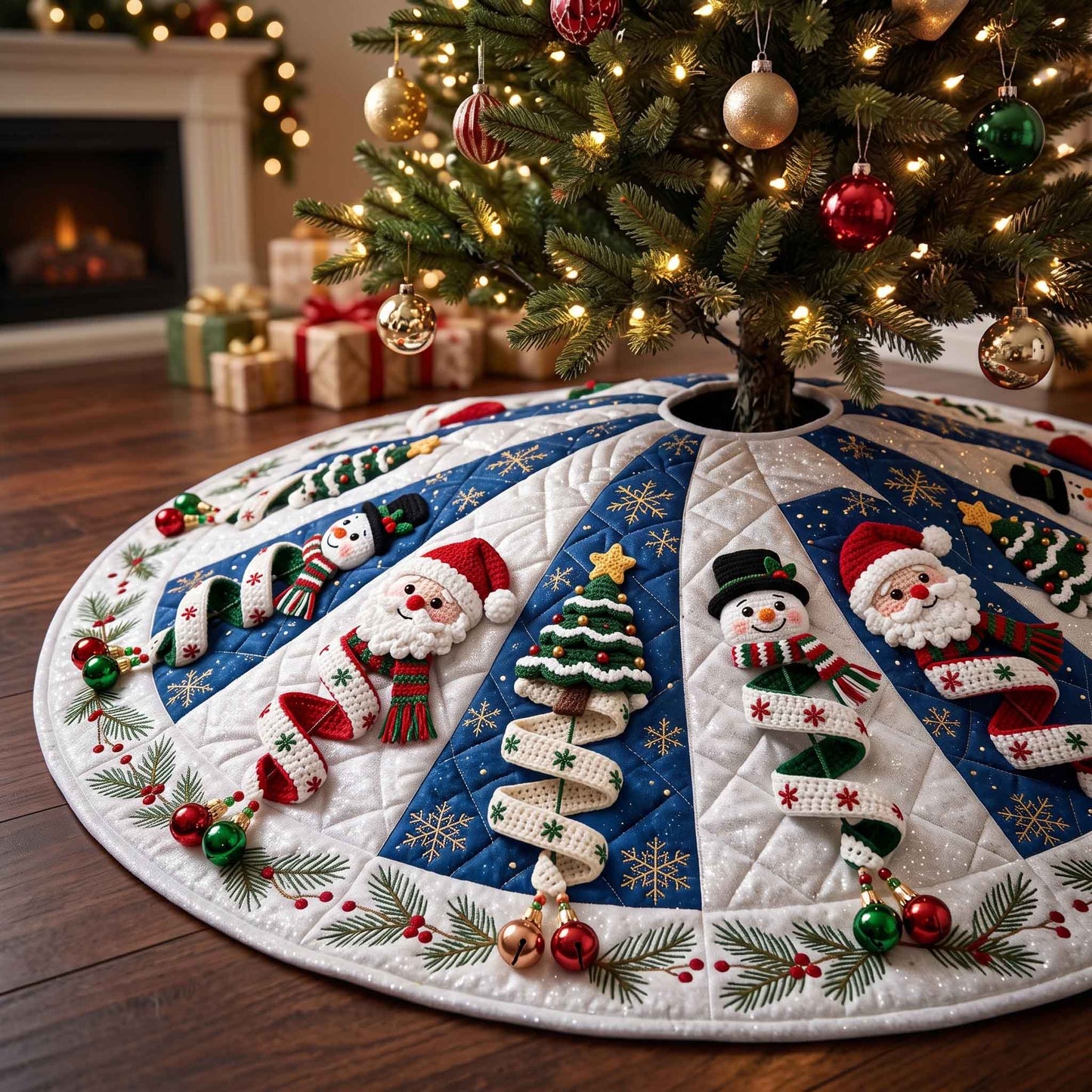 Merry Crochet Quilted Tree Skirt GFTOTP21100