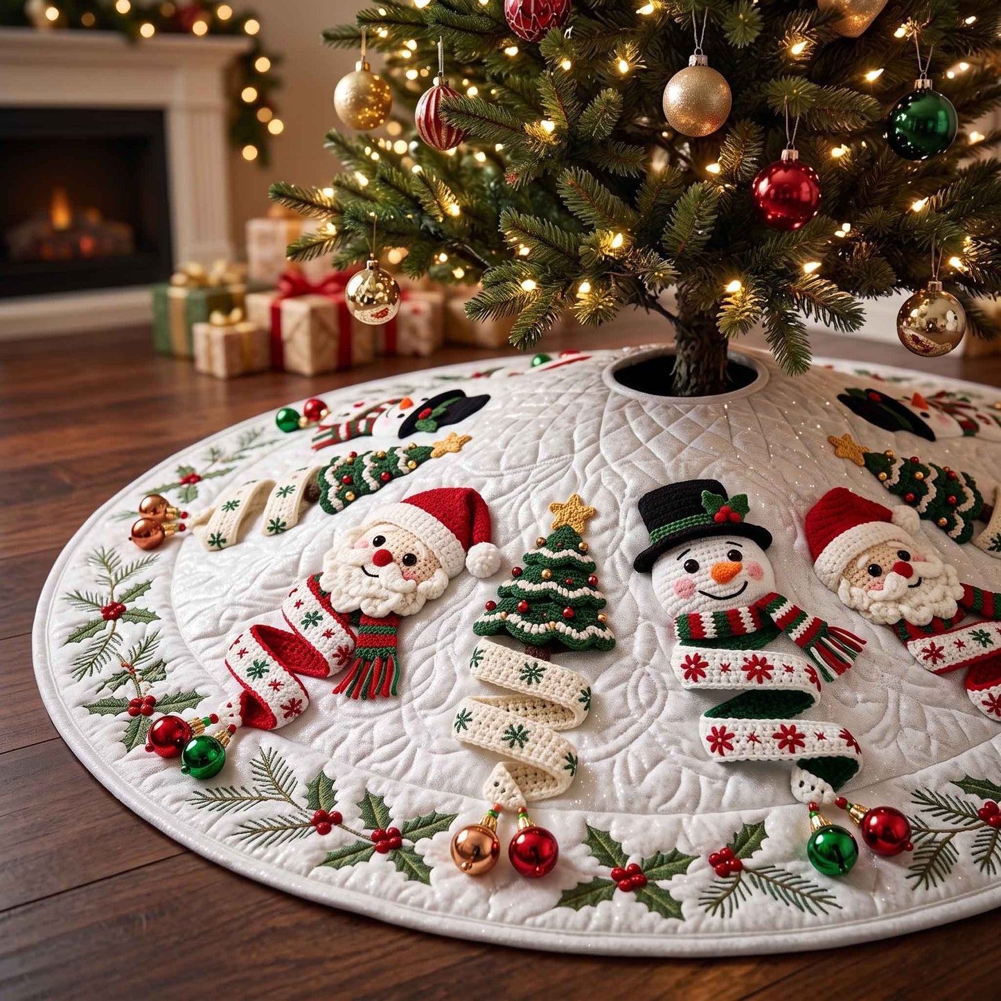 Merry Crochet Quilted Tree Skirt GFTOTP21101
