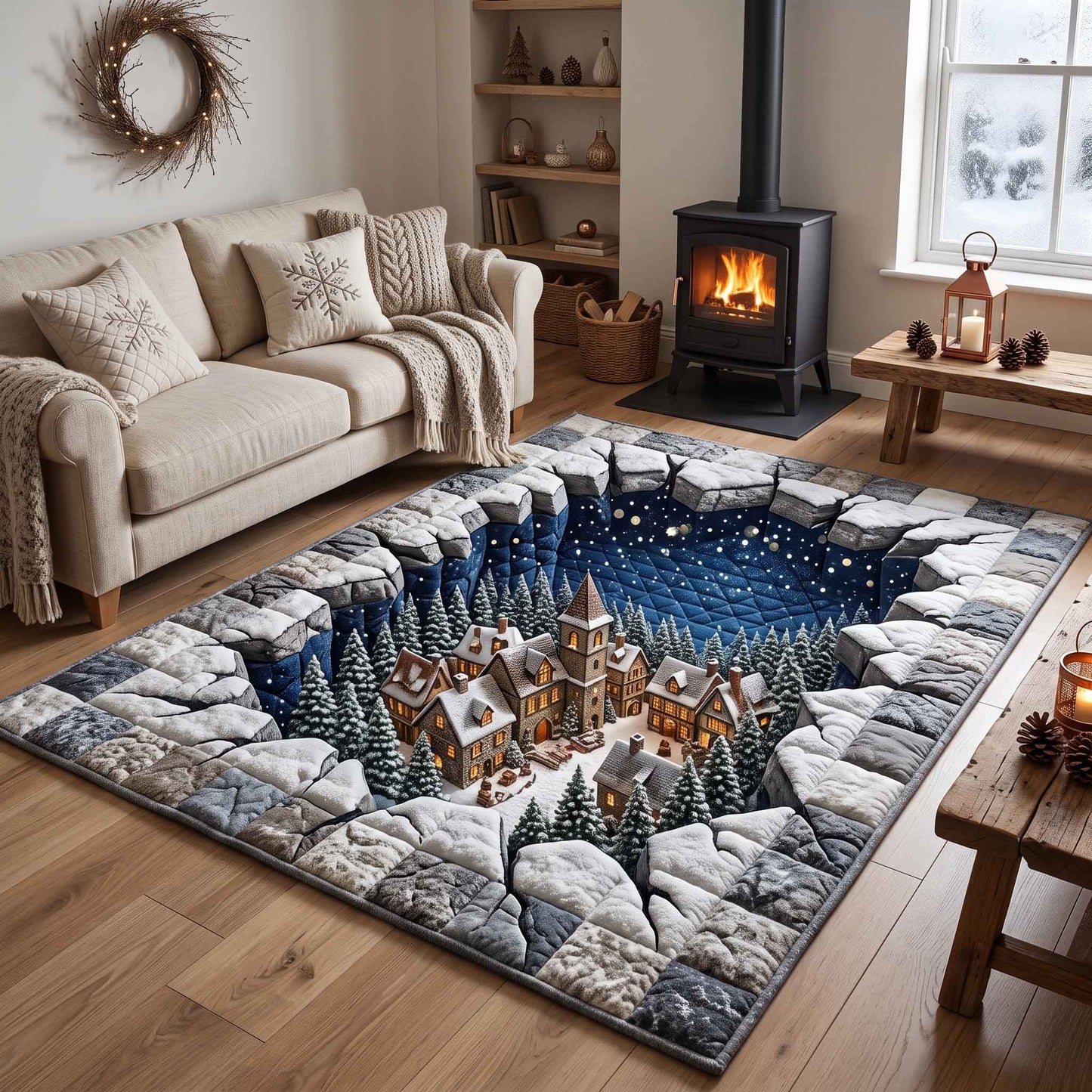 Holiday Village Area Rug GFTOTP21103