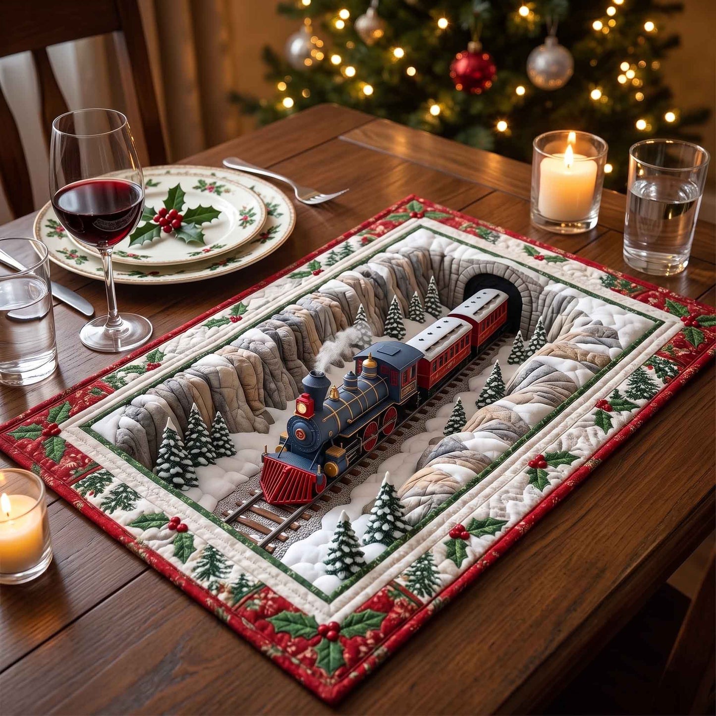 Holiday Express Quilted Placemat GFTOTP21137