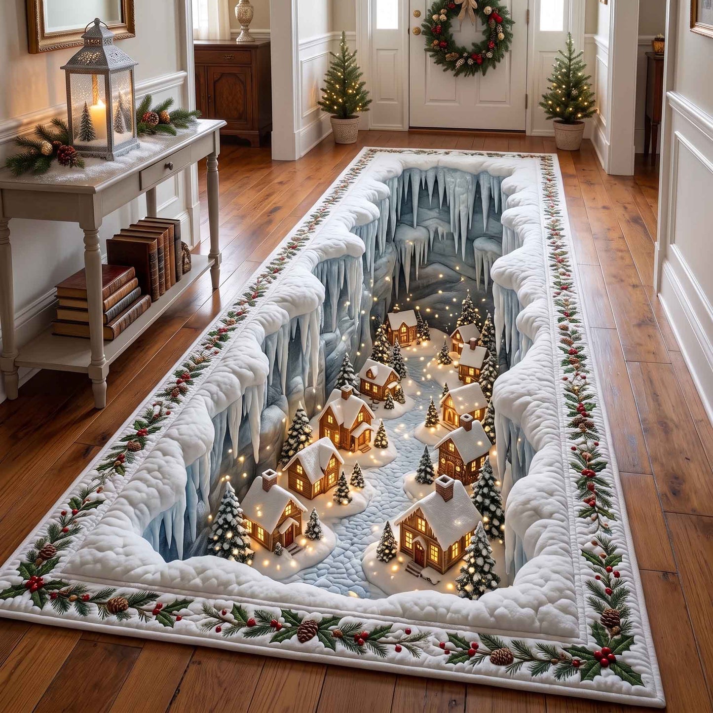 Yuletide Village Runner Rug GFTOTP21144