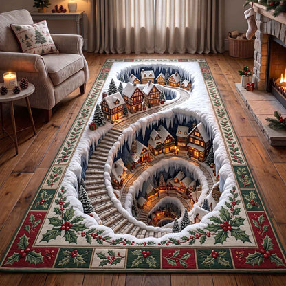 Yuletide Village Runner Rug GFTOTP21146