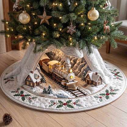 Holiday Express Quilted Tree Skirt GFTOTP21182