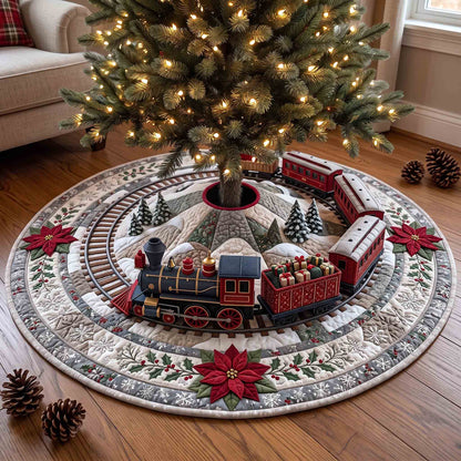 Holiday Express Quilted Tree Skirt GFTOTP21184