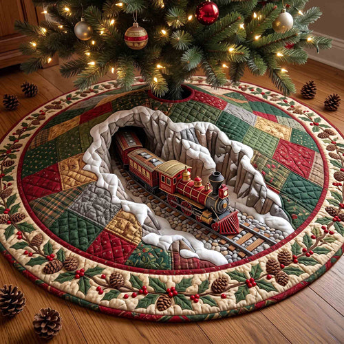 Holiday Express Quilted Tree Skirt GFTOTP21185