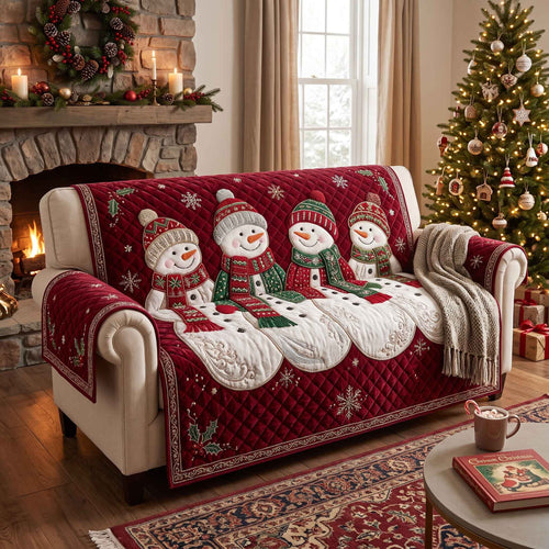 Frosty Friend Quilted Sofa Cover GFTOTP21261