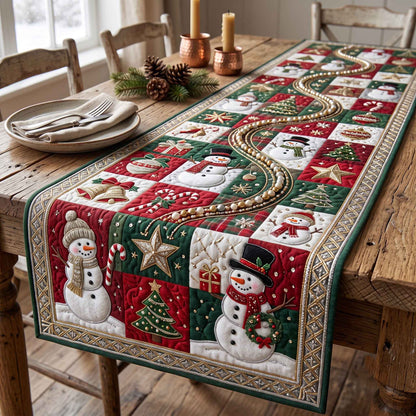 Snowman Magic Quilted Table Runner GFTOTP21266
