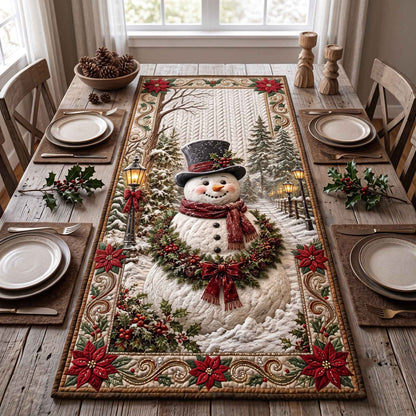 Snowman Magic Quilted Table Runner GFTOTP21268