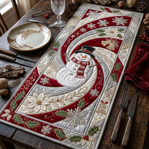 Snowman Magic Quilted Table Runner GFTOTP21270
