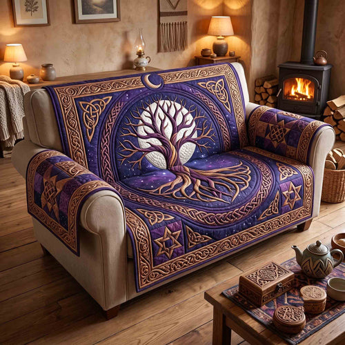 Celtic Roots Quilted Sofa Cover GFTOTP21313