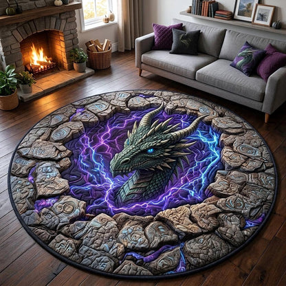 Thunderstone Dragon Quilted Round Mat GFTOTP21335
