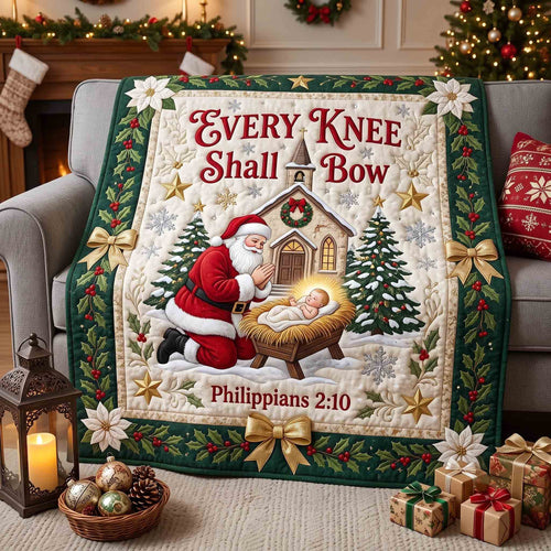 Santa Meets Savior Quilted Blanket GFTOTP21350