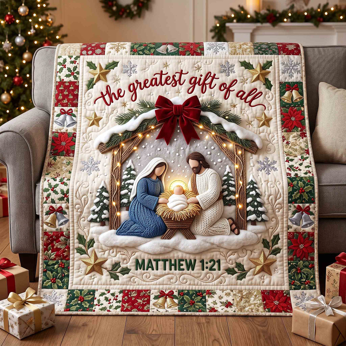 The Greatest Gift Of All Quilted Blanket GFTOTP21353