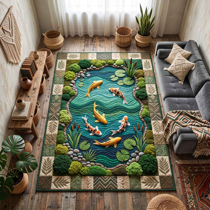 Koi Serenity Area Rug GFTOTP21377