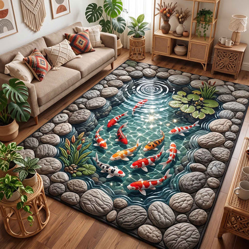Koi Serenity Area Rug GFTOTP21378