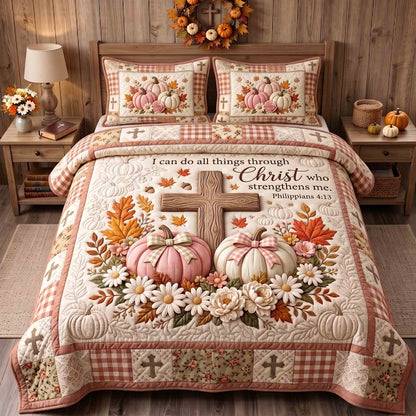Autumn Faith 3-Piece Quilted Bedding Set GFTOTP21426