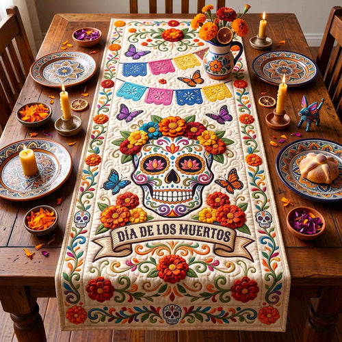 Calavera Bloom Quilted Table Runner GFTOTP21433