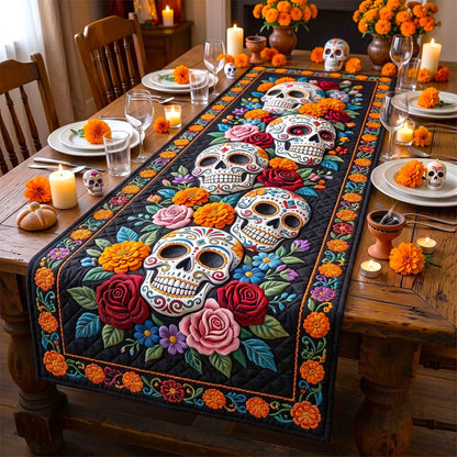 Calavera Bloom Quilted Table Runner GFTOTP21434