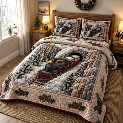 Holiday Express 3-Piece Quilted Bedding Set GFTOTP21451