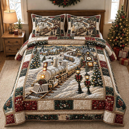 Holiday Express 3-Piece Quilted Bedding Set GFTOTP21453