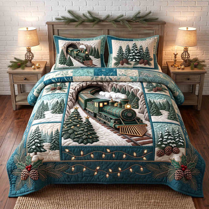 Holiday Express 3-Piece Quilted Bedding Set GFTOTP21457