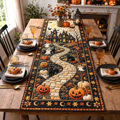 Haunted Manor Pathway Quilted Table Runner GFTOTP21458