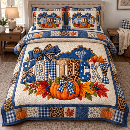 Kentucky Fall 3-Piece Quilted Bedding Set GFTOTP21642