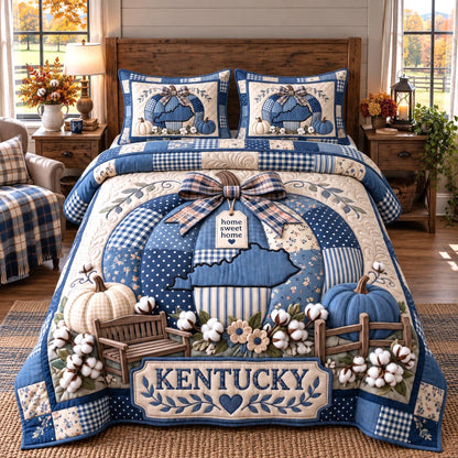 Kentucky Fall 3-Piece Quilted Bedding Set GFTOTP21644