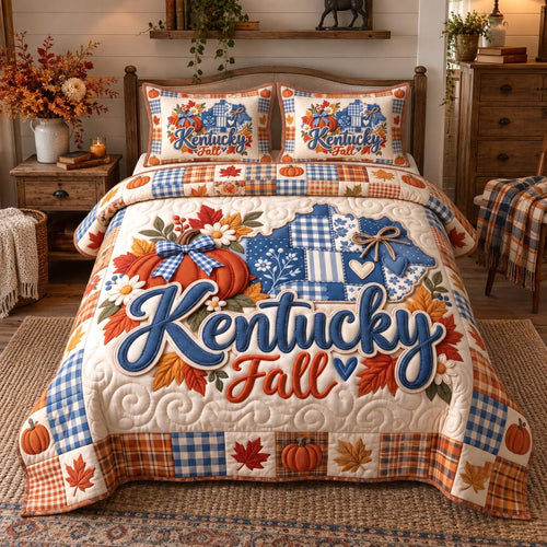 Kentucky Fall 3-Piece Quilted Bedding Set GFTOTP21646