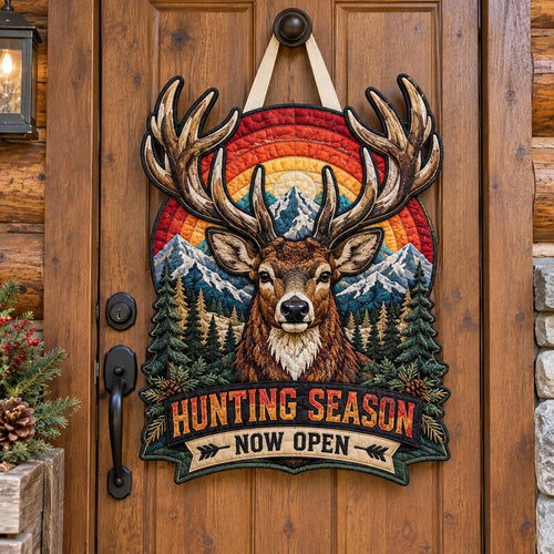 Forest Whispers Custom Shape Quilted Door Hanger GFTOTP21713
