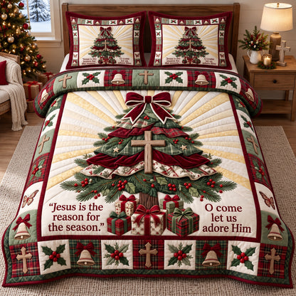 Reason For Season 3-Piece Quilted Bedding Set GFTOTP21787