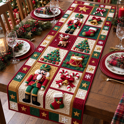 Holiday Toyland Patch Quilted Table Runner GFTOTP21794